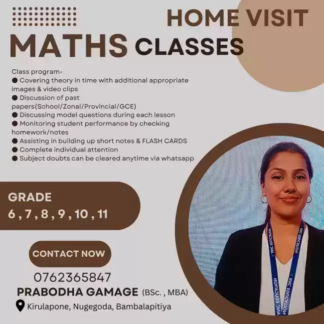 Local syllabus Mathematics- conducted by a Science Graduate from a government university.