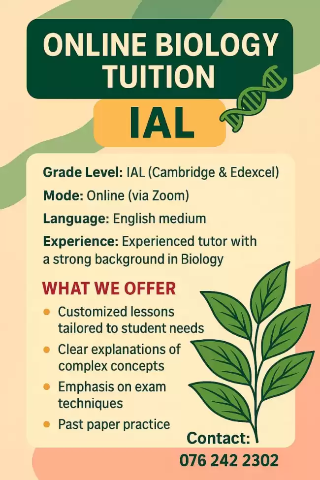 London A / level Biology tution