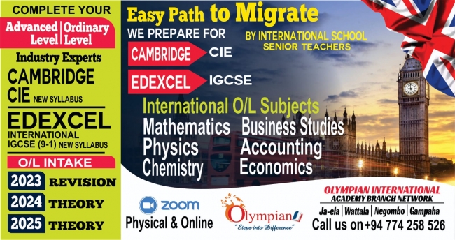 London Exams OL,AS,AL -Cambridge/Edexcel Classes By Industry Expert Senior International School Teachers- Special Classes for Private candidates
