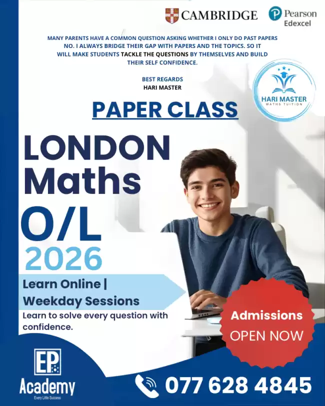London O/L Online classes | EP Academy