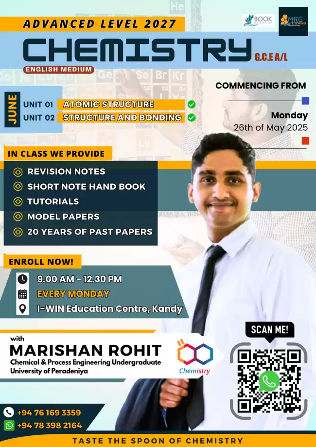 Master A-Level Chemistry with Confidence – Join Our 2027 Batch!