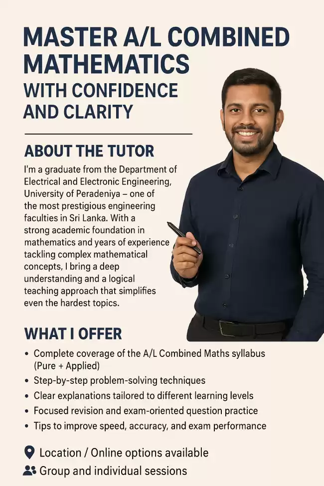 Master Advanced Level Combined Mathematics