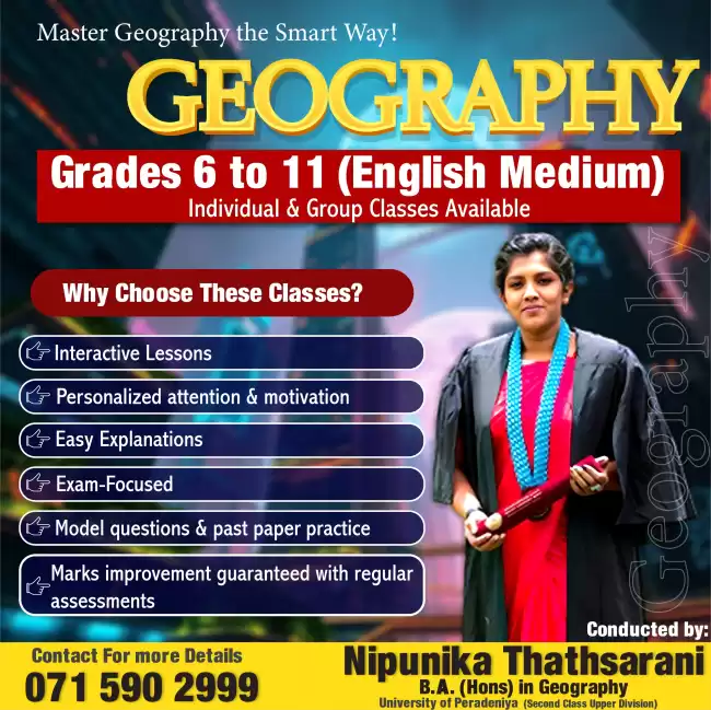 Master Geography for the smart way ! Grade 6- 11 ( Group/ individual/ online classes)