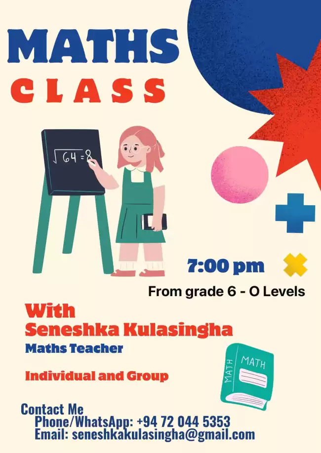 Master Mathematics with Confidence – Join Seneshka’s Maths Class