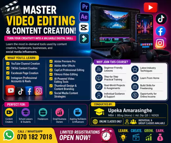 🎬 MASTER VIDEO EDITING & CONTENT CREATION!