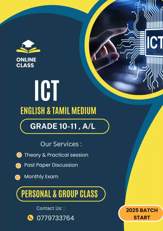 Mastering ICT: Online Class for A/L