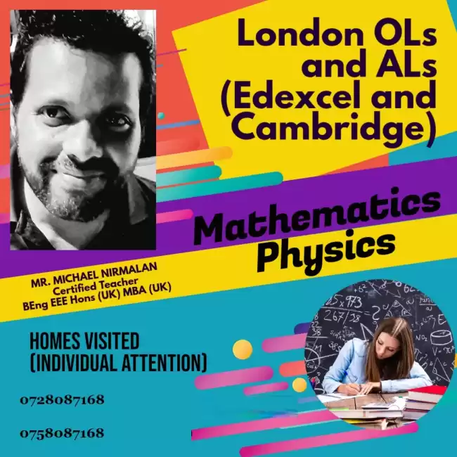 Mathematics and Physics (Edexcel and Cambridge)