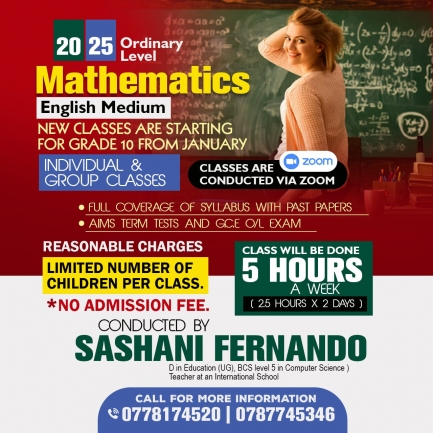 Mathematics classes