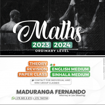 Mathematics Classes from Grade 9 to 11