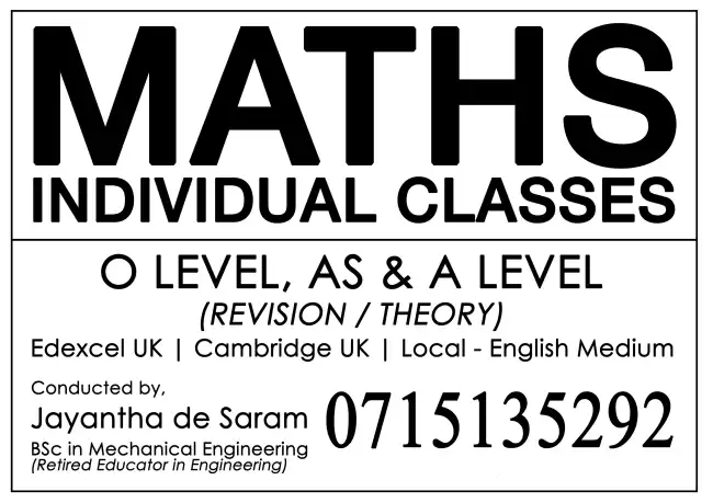 Mathematics Classes - Individual (Edexcel / Cambridge)