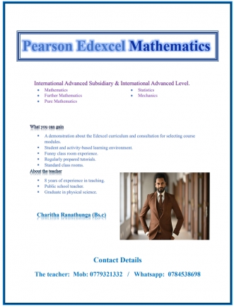 Mathematics _ Edexcel / Cambridge_ Advanced Level