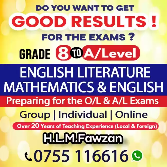 MATHEMATICS, ENGLISH & ENGLISH LIT