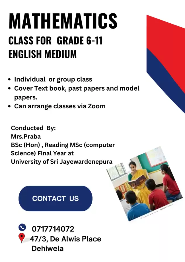 Mathematics English Medium