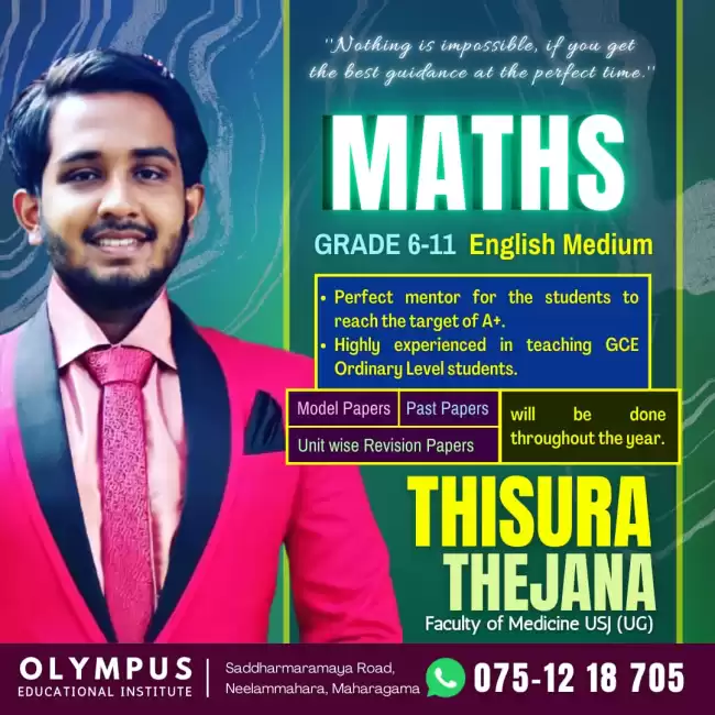 Mathematics English Medium; Grade 6-11