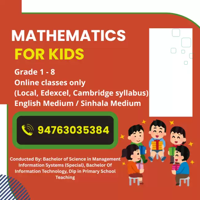 Mathematics for grade 1 - 8