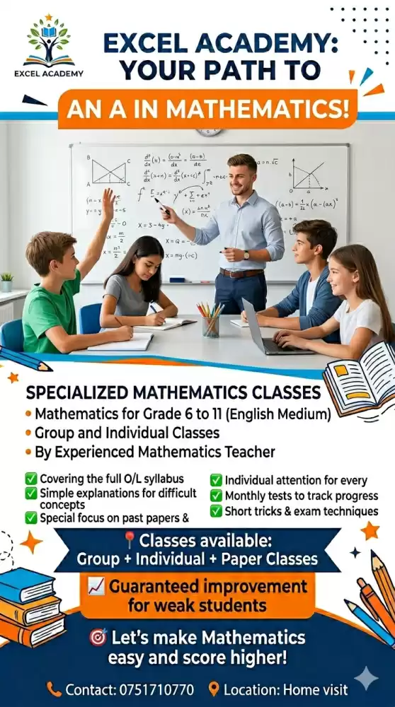 Mathematics For Grade 6/11