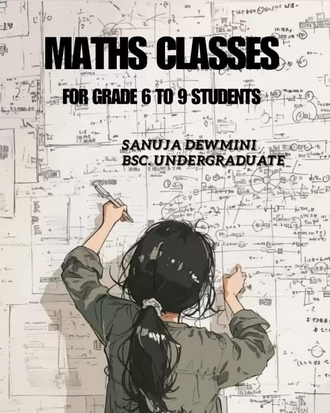 Mathematics for grade 6 to 9 students - English medium