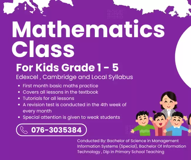 Mathematics for Kids (Grade 3,4,5)