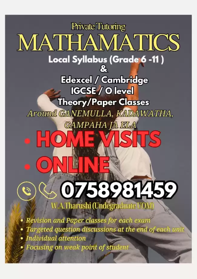 Mathematics Grade 6 - 11