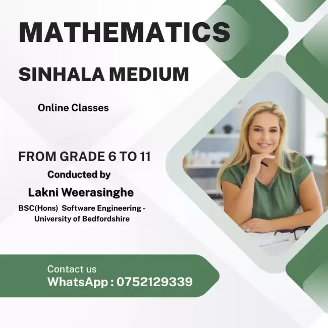 Mathematics Grade ( 6 to 11) Sinhala Medium