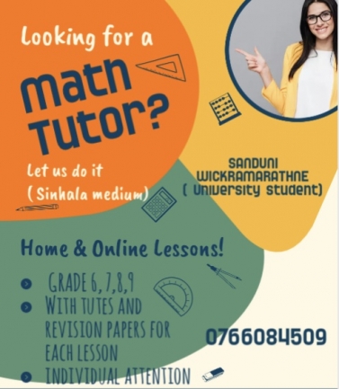 Mathematics online classes for grade 6,7,8, and9 students