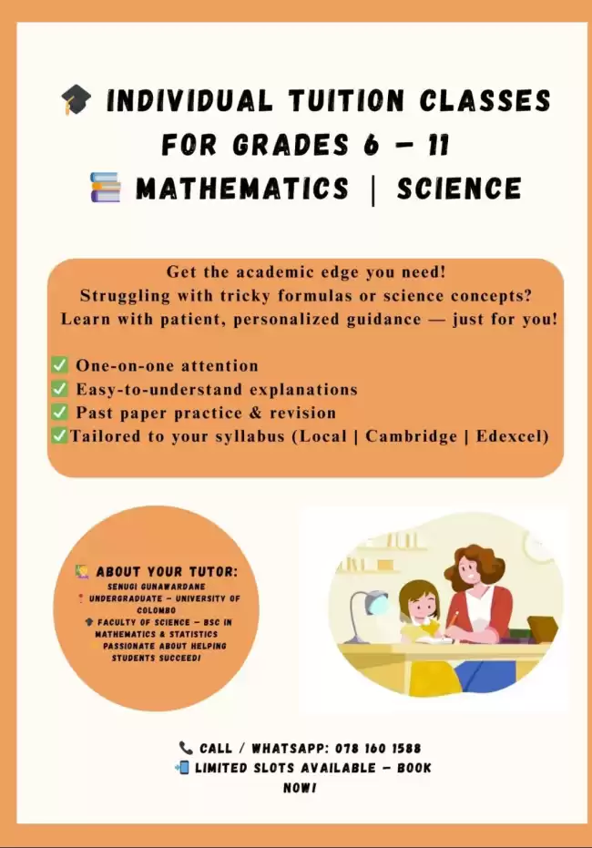 Mathematics & Science Classes