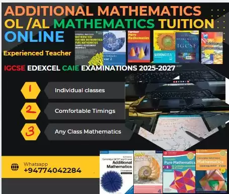 Mathematics Tuition Cambridge / IGCSE/London / Edexcel Exams.