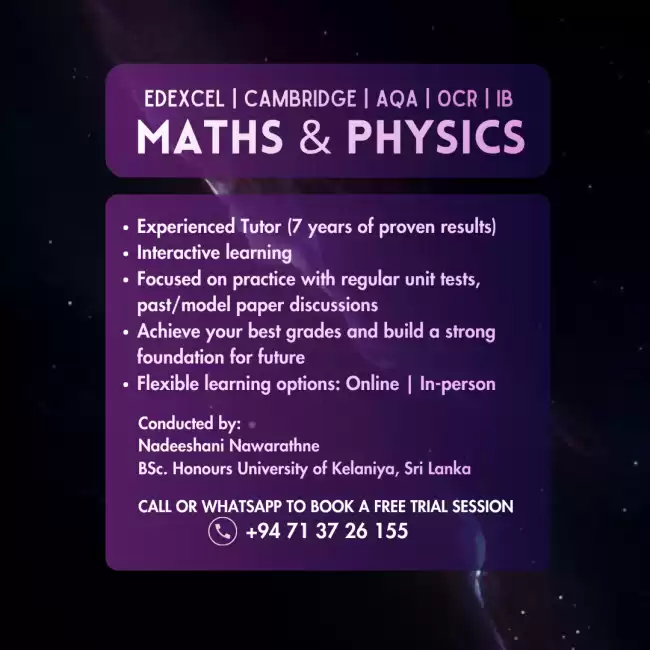 Maths and Physics