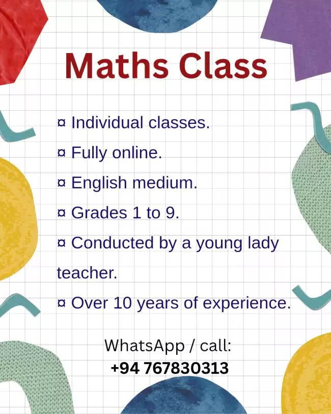 Maths Class