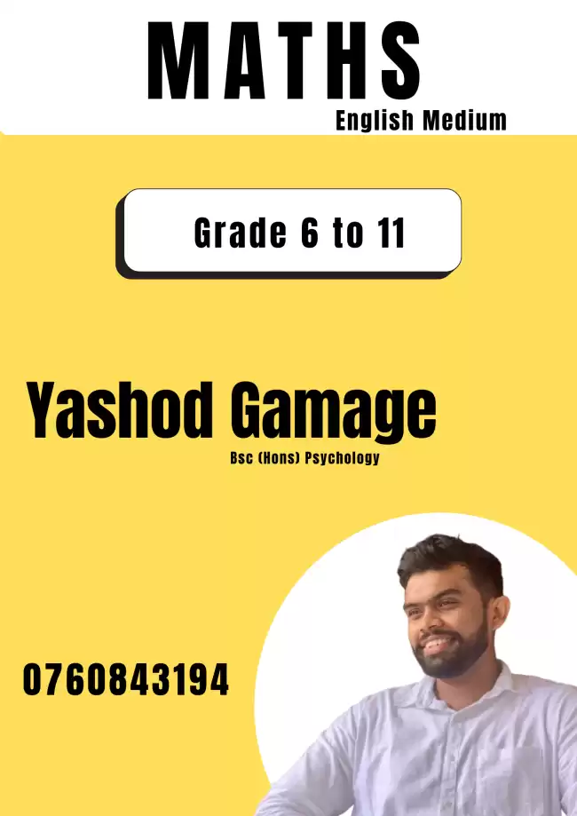 Maths English Medium (6- O/L)