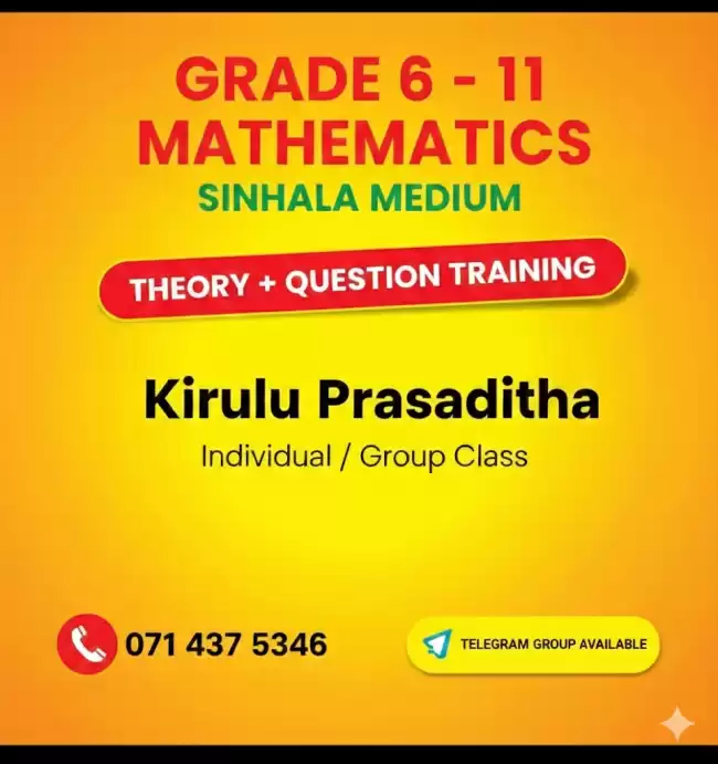 Maths for grade 6-11 students