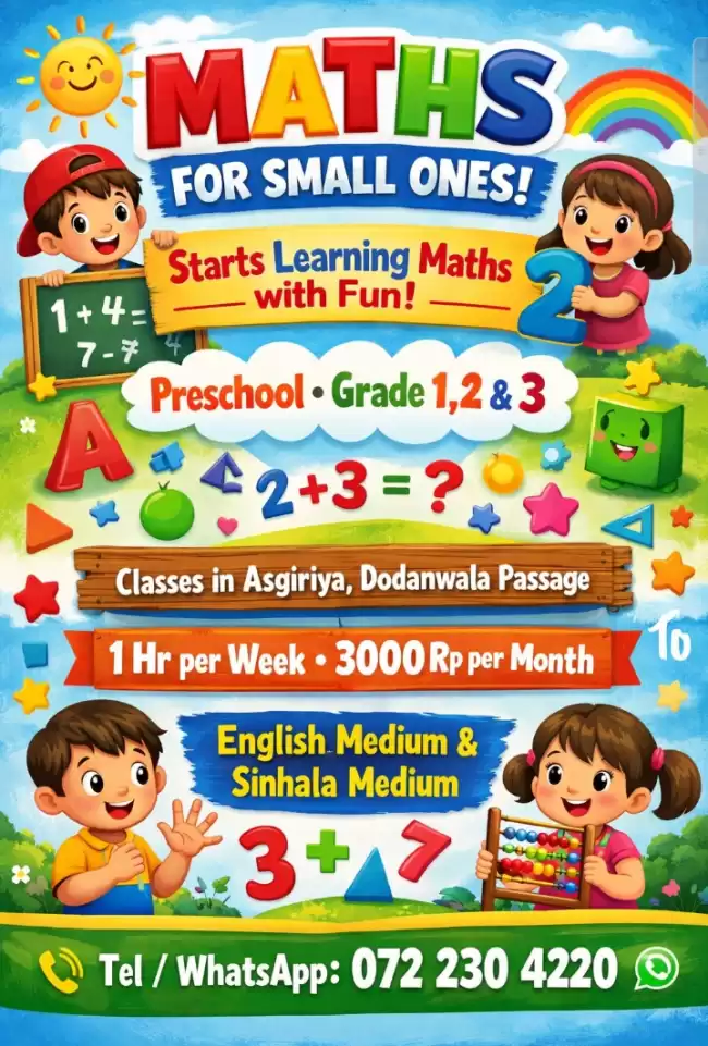 Maths for Small Ones – Learn Maths with Fun!
