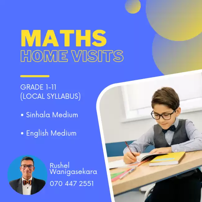 MATHS—HOME VISIT (GRADE 1-11)