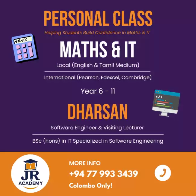 Maths & IT - Personal Class