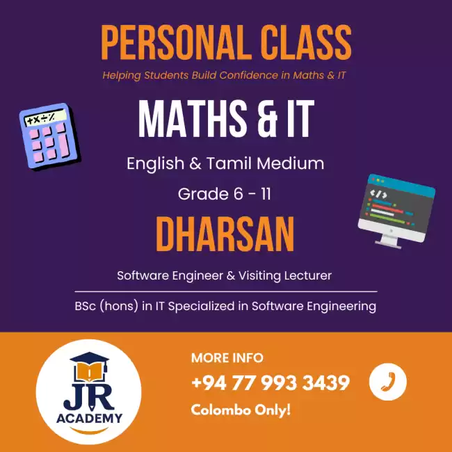 Maths/IT - Personal & Group Classes