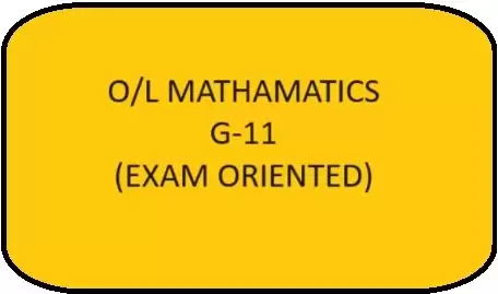 Maths-O/L (Cambridge/ Edexcel/GCE Local)