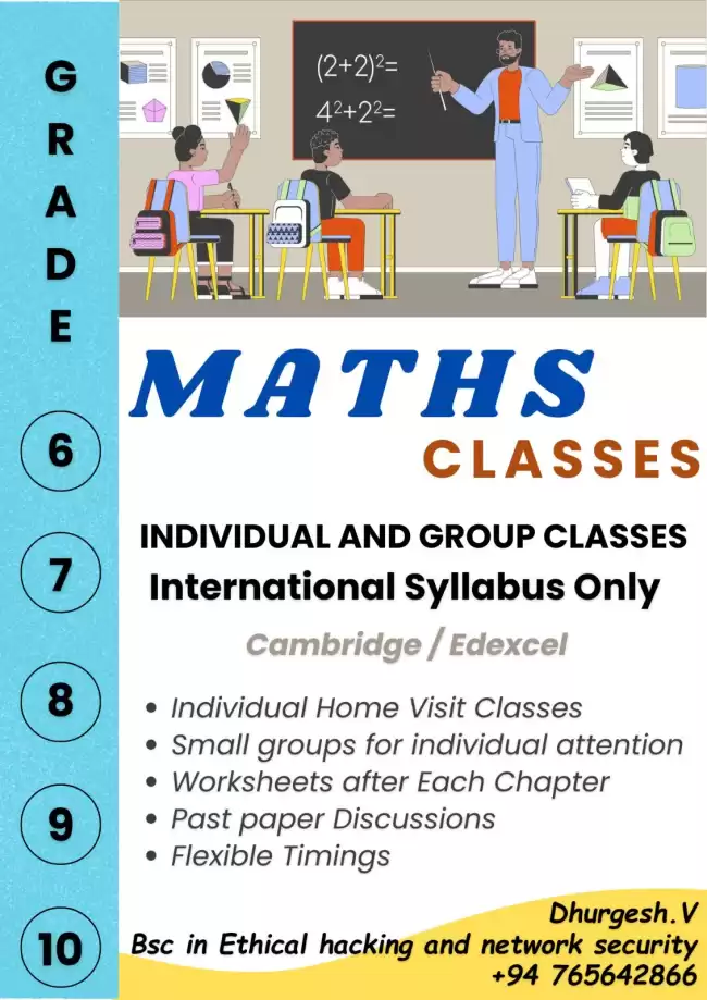 MATHS TUITION CLASSES