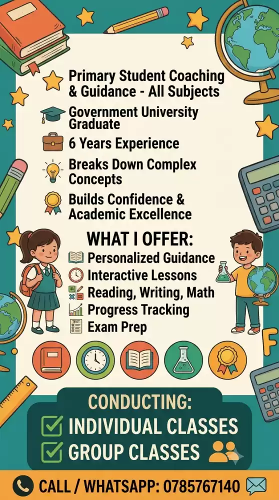 Mentor to guide your primary school child