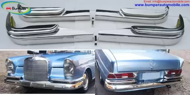 Mercedes W111 W112 Fintail Sedan Saloon 1959 – 1968 Bumpers