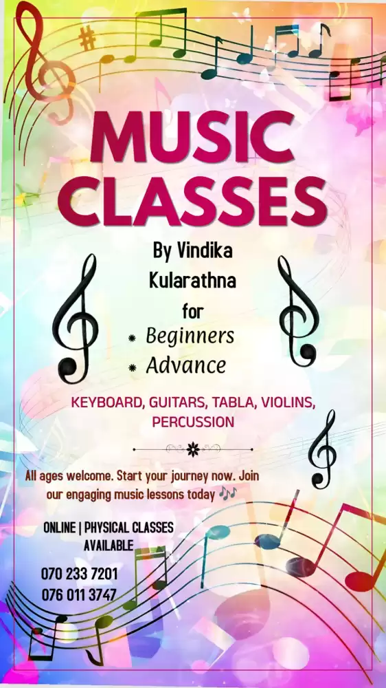 MUSIC CLASSES FOR ALL AGES