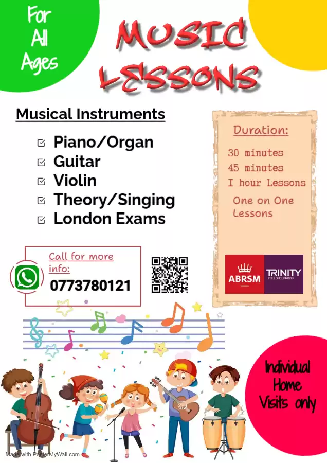 Music Classes For Kids | Piano Violin Guitar Lessons