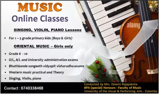 MUSIC ONLINE CLASSES