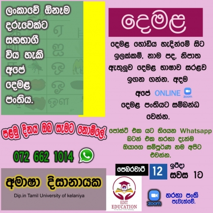 දෙමළ පංති