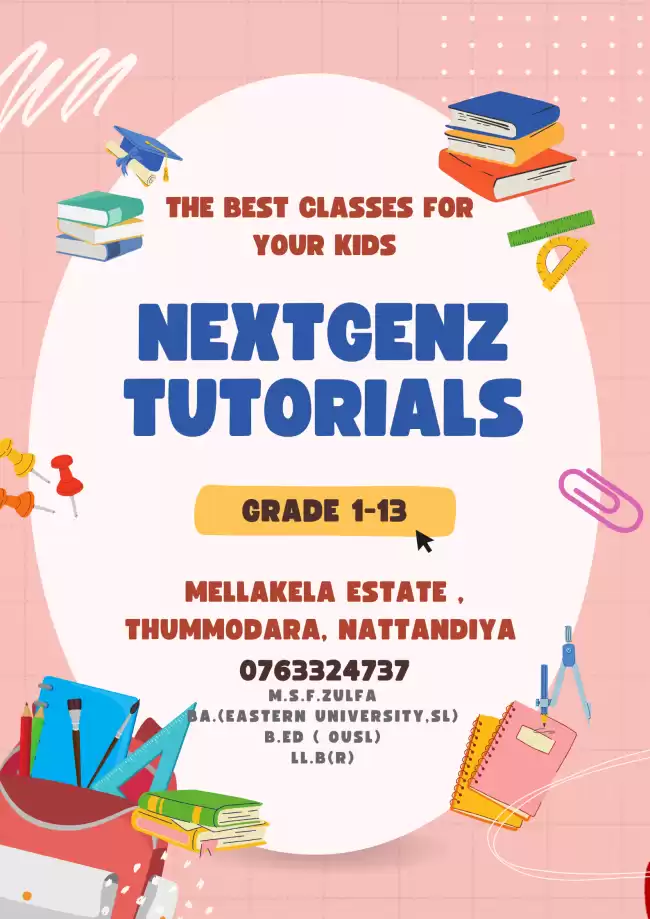 NextGenZ Tutorials -Grade 1-13