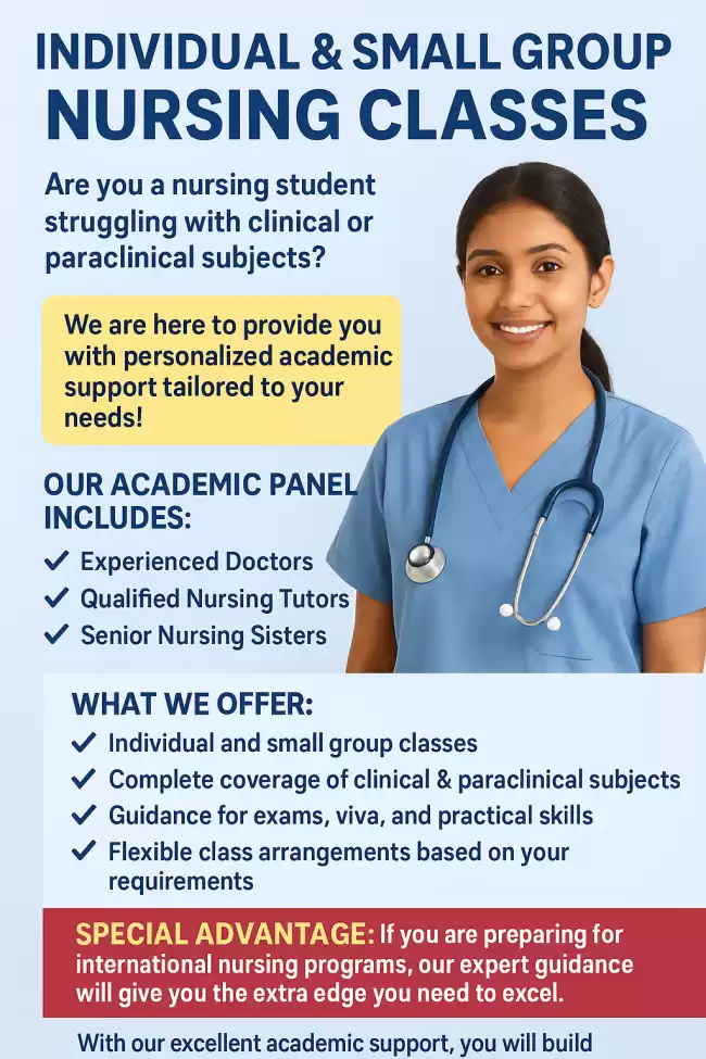 Nursing (medical and paraclinical subjects)