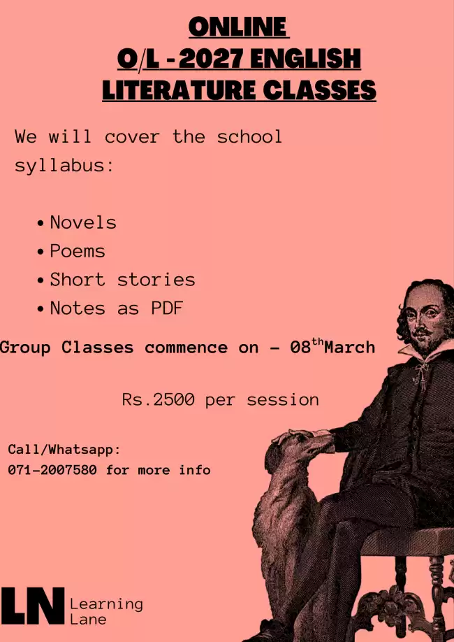 O/L - 2027 - English Literature