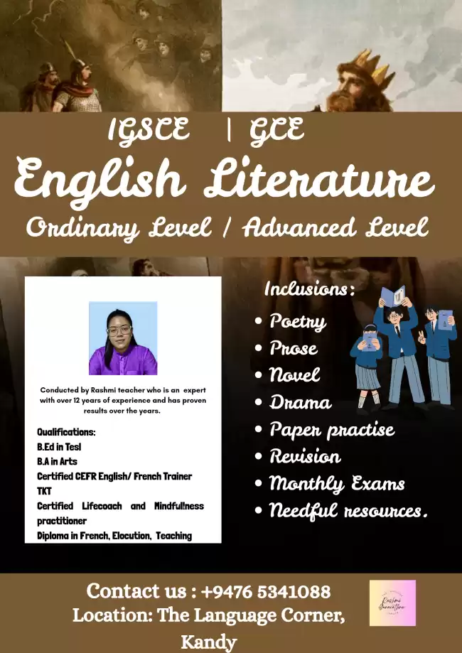 O/L and A/ L English Literature