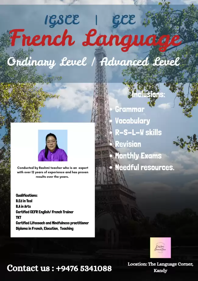 O/ L and A/ L French classes