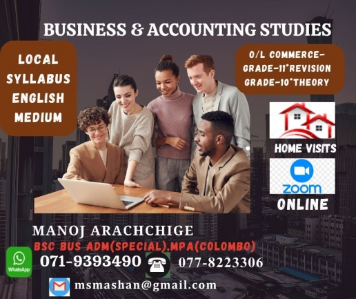 O/L-Business & Accounting Studies-English Medium Classes