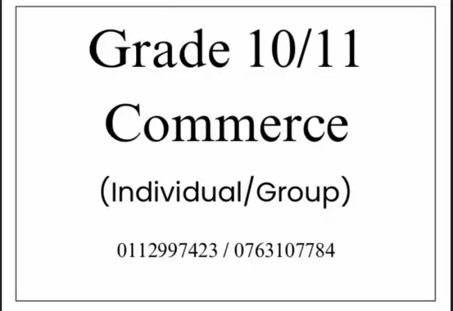 O/L commerce-individual and group classes